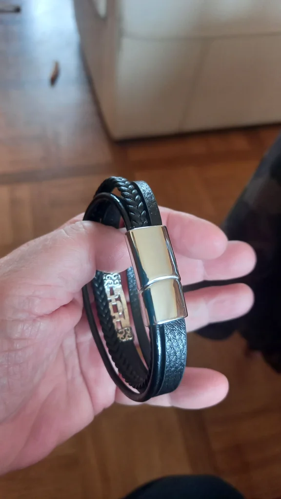 Bracelet en cuir mixte – photo 7